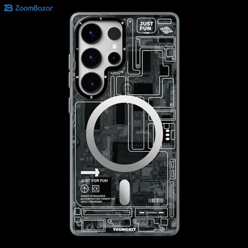 قاب یانگ کیت مدل Magsafe Technology Futuristic مناسب برای گوشی موبایل سامسونگ Galaxy S25ultra — تصویر ۳
