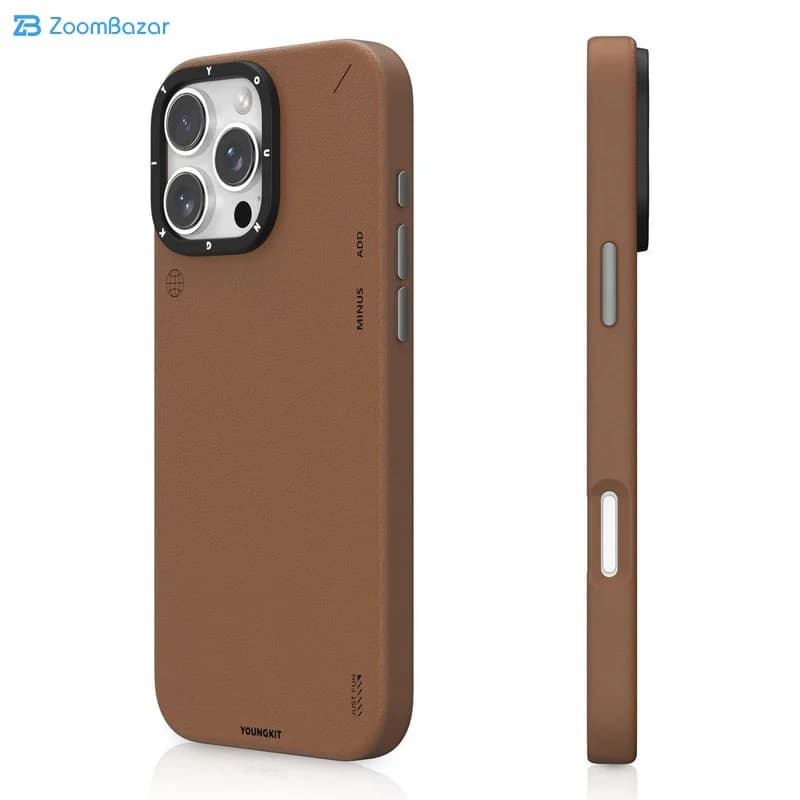 قاب یانگ کیت مدل Simple Matte Leather Case مناسب برای گوشی موبایل اپل iphone 16pro — تصویر ۴