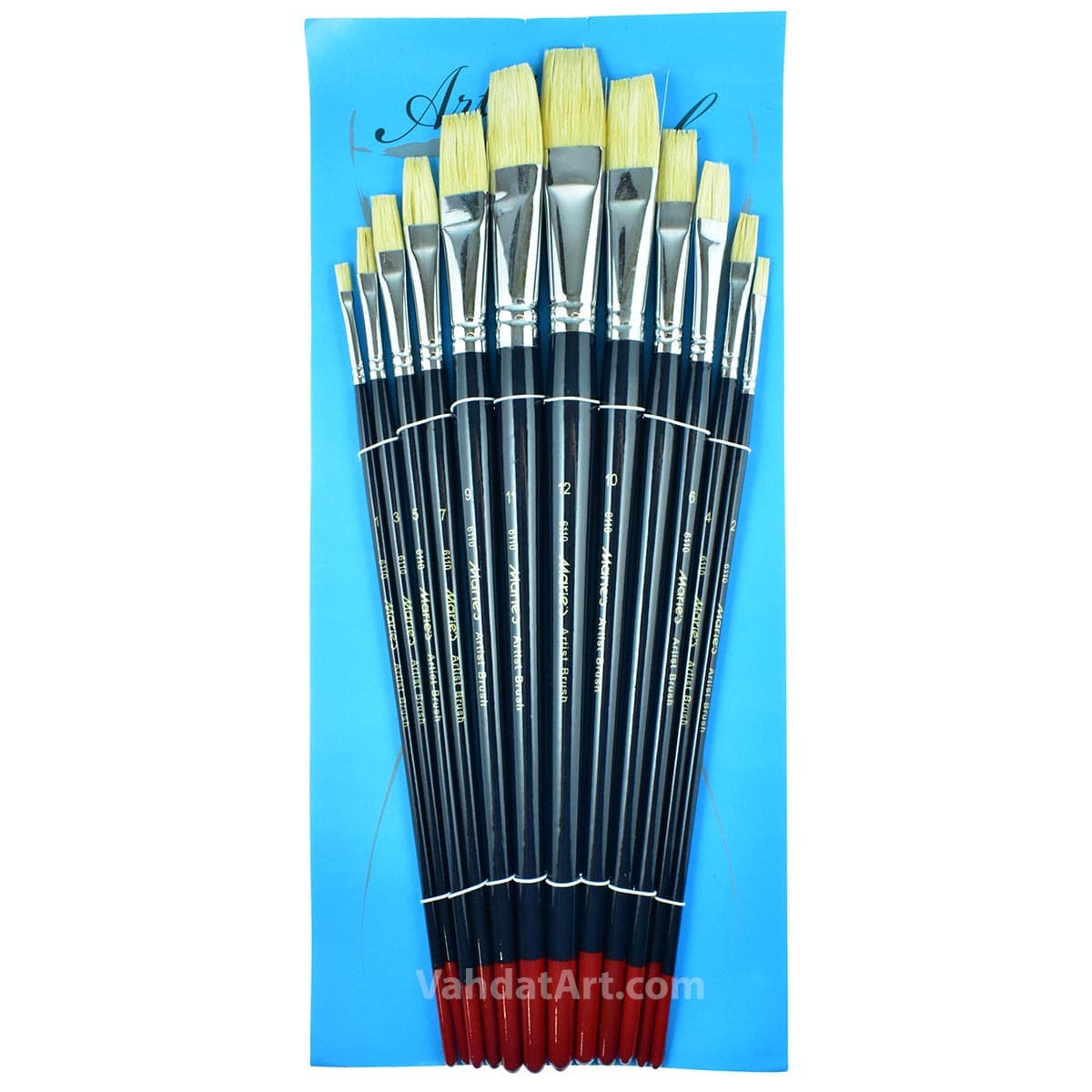 قلم مو 12 عددی زبر ماریس مدل Artist brush