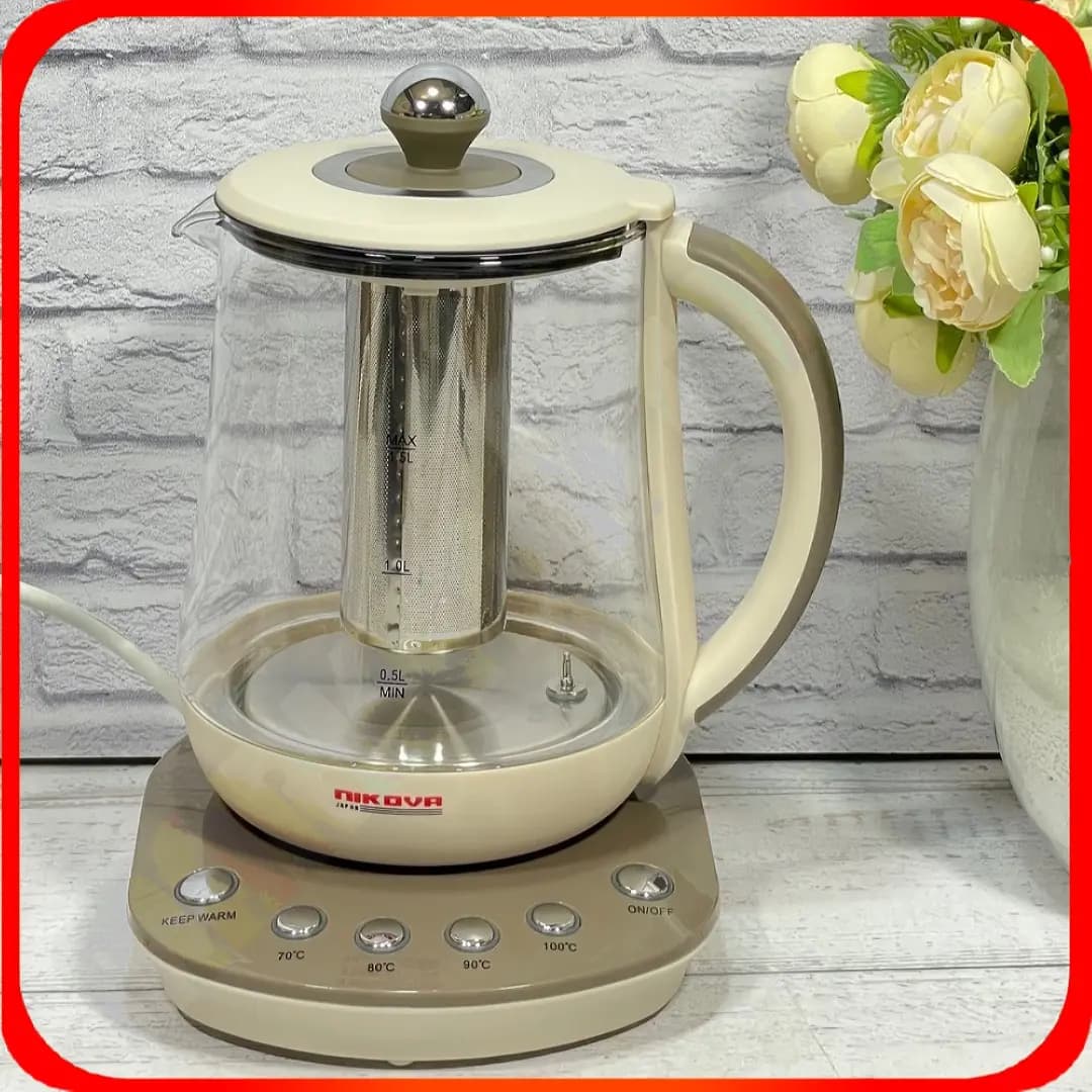 چای ساز(کتری برقی) nk-200TT برقی 1/5 لیتری نیکوا