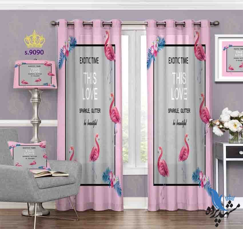 پرده پانچ فانتزی طرح مرغابی کد S9090