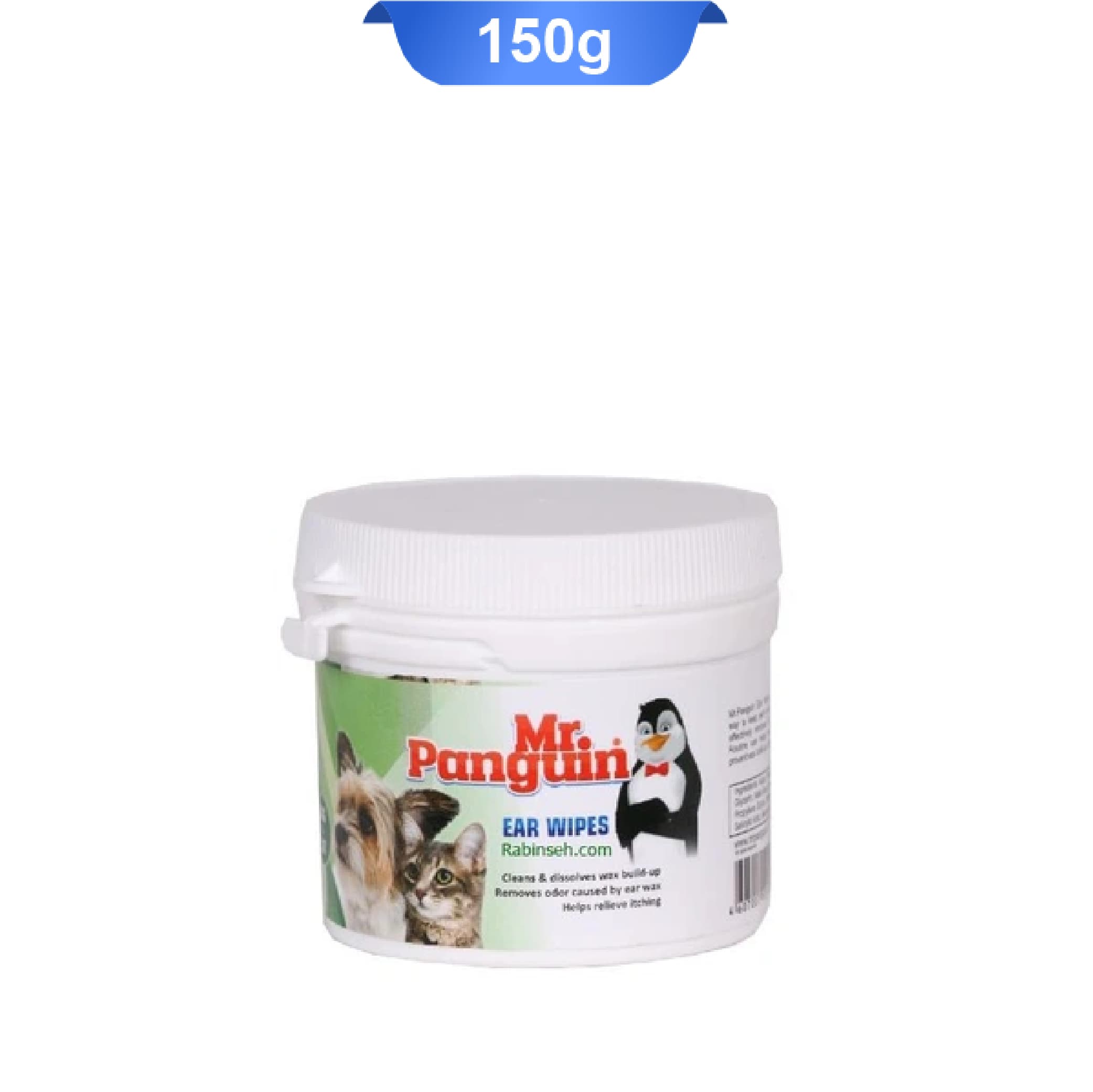 دستمال مرطوب گوش سگ و گربه مستر پنگوئن Mr.Penguin Ear Wipes