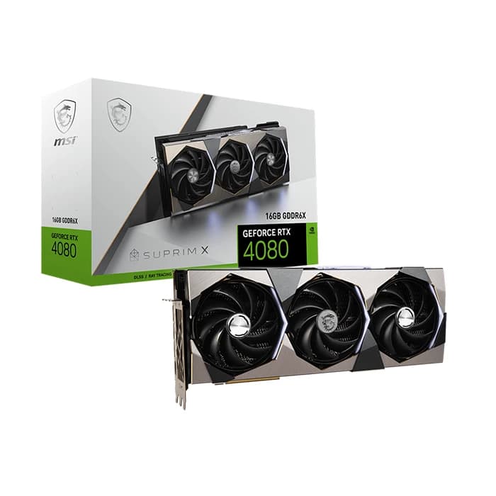 کارت گرافیک ام اس آی GeForce RTX 4080 SUPRIM X 16GB ظرفیت 16 گیگابایت — تصویر ۶