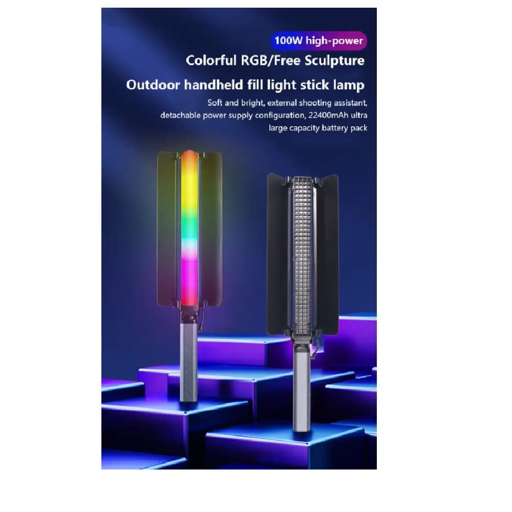 نور باتومی ZSYB YB100R LED Video Tube Light — تصویر ۳