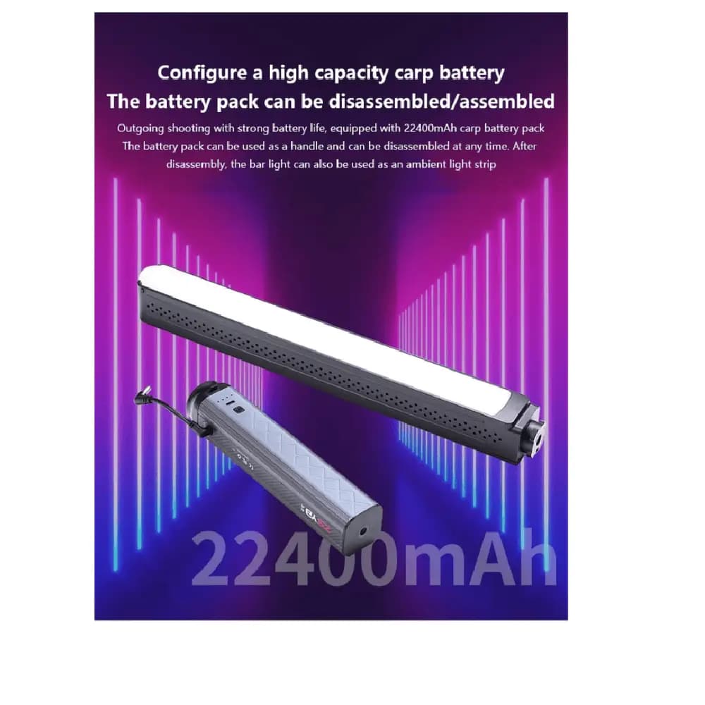 نور باتومی ZSYB YB100R LED Video Tube Light — تصویر ۲