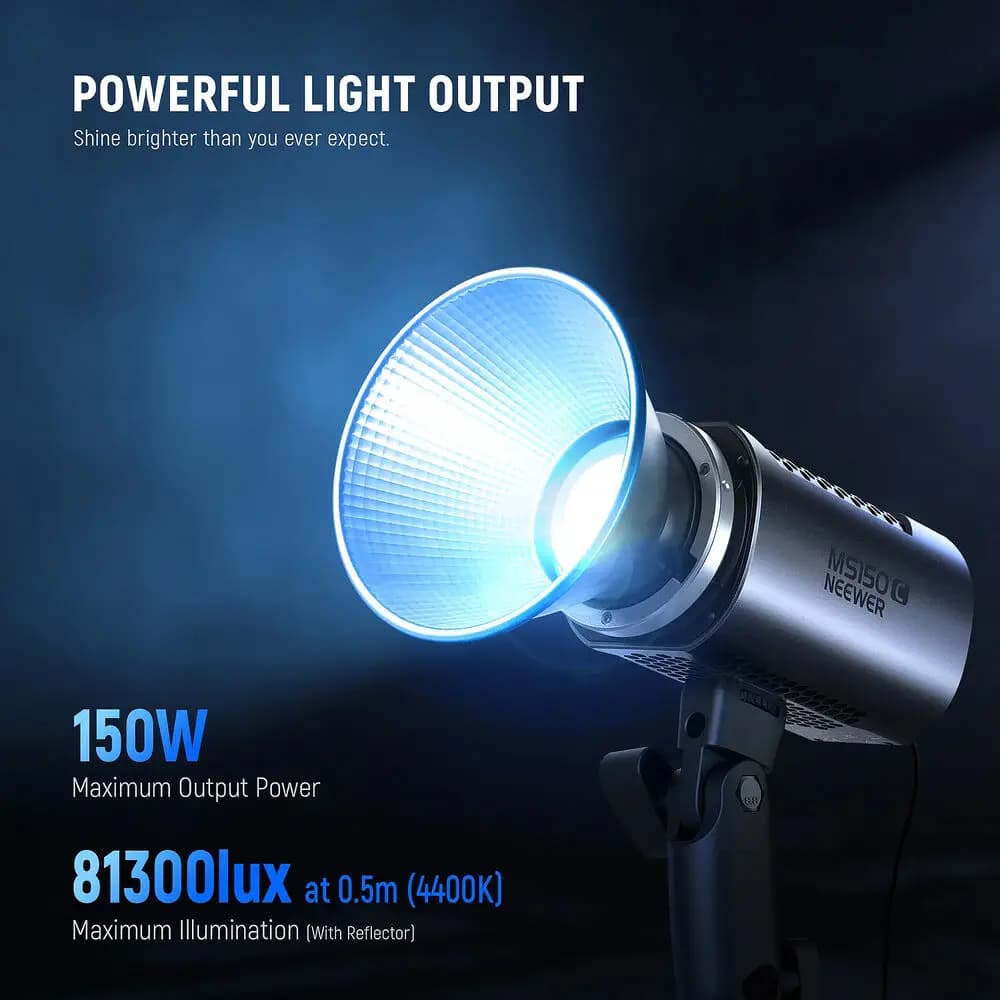 نور RGB استودیویی NEEWER MS150C — تصویر ۲