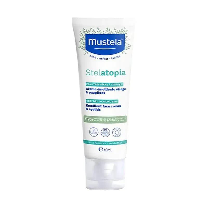 کرم نرم کننده صورت استلاتوپیا 40 میل موستلا Mustela — تصویر ۲