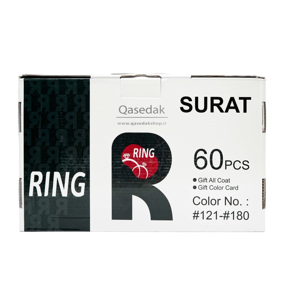 پک لاک ژل 60عددی رینگ RING ناخن — تصویر ۳