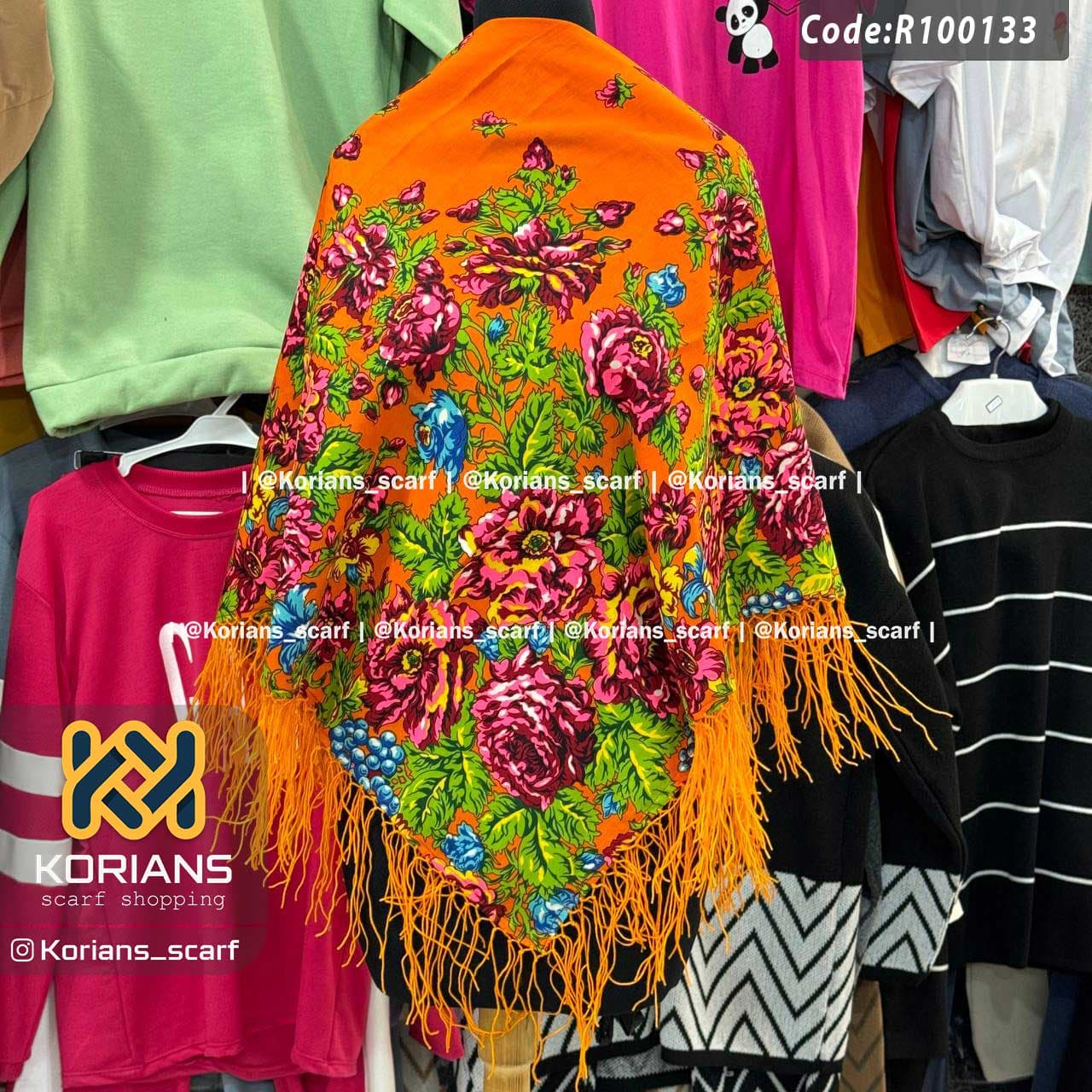 روسری ترک نخی کد r100133
