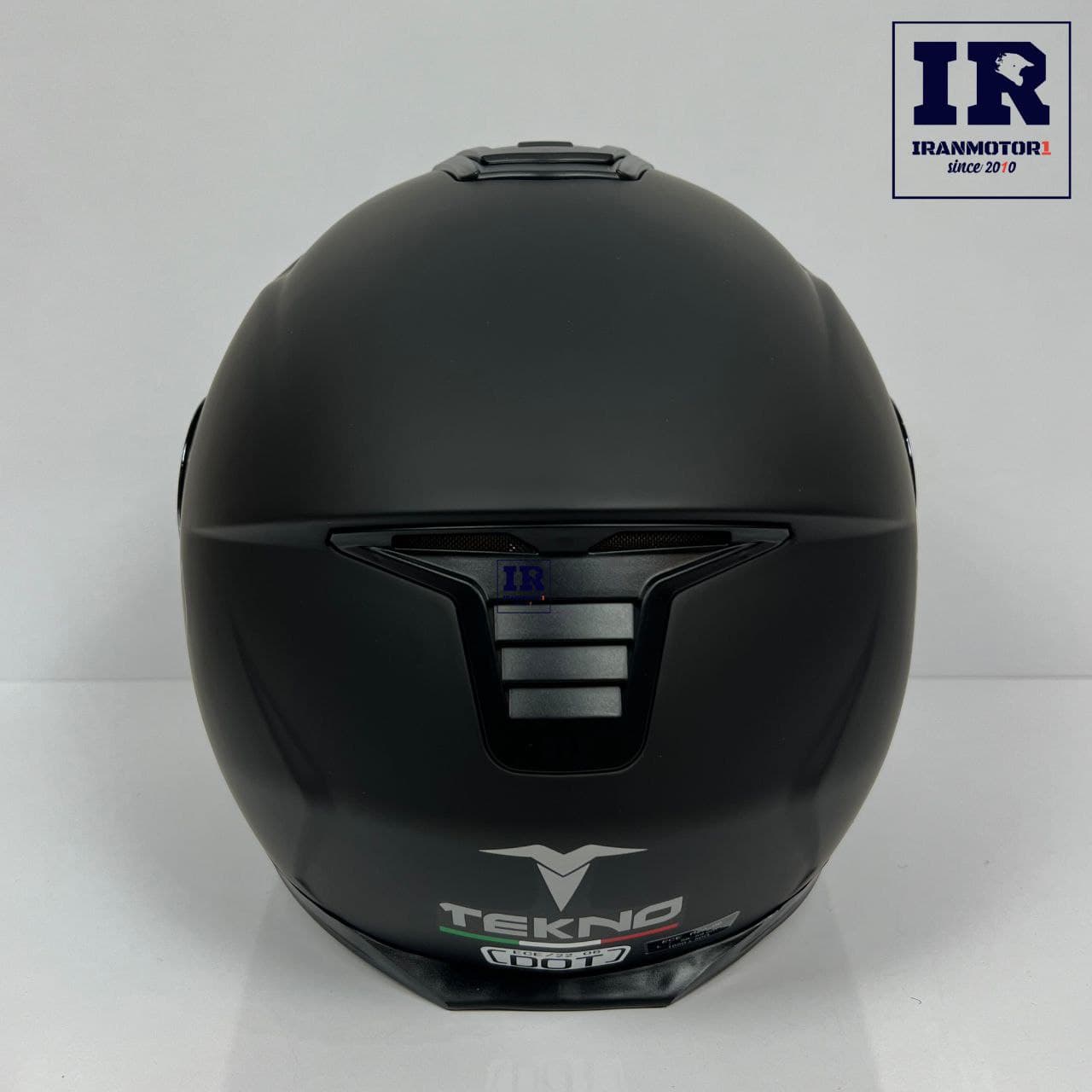 کلاه کاسکت بلوتوث دار فک متحرک تکنو Tekno – مشکی مات + BT11 — تصویر ۷