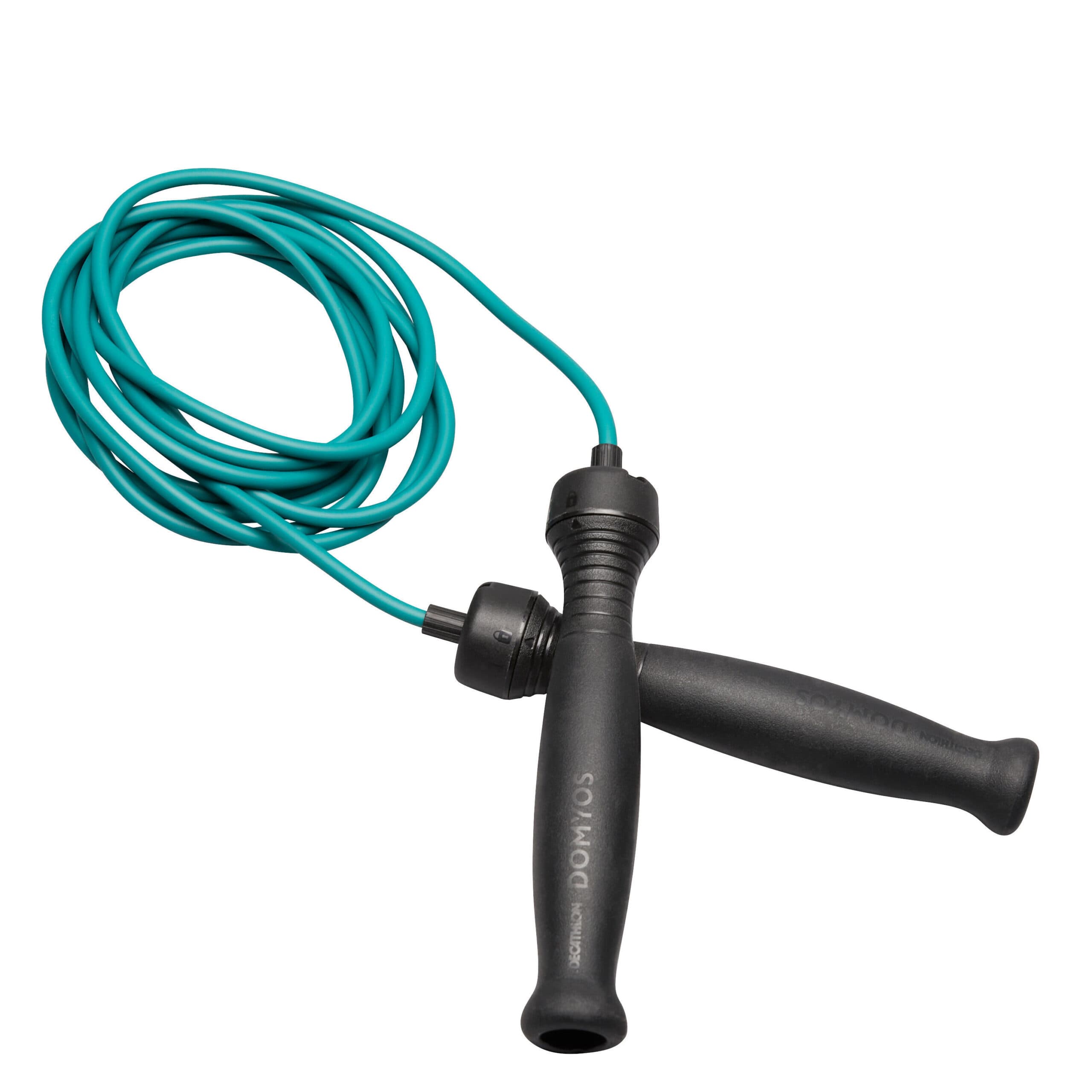 طناب ورزشی دمیوس – دکتلون Domyos Adjustable Rubber Jump Rope 500 – Green
