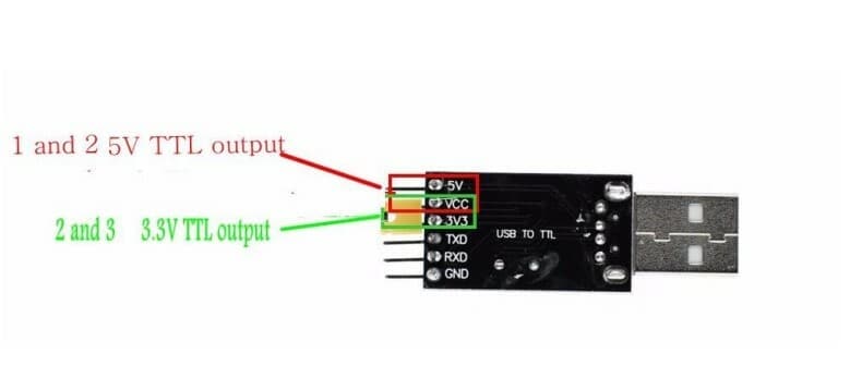 مبدل USB به TTL (سریال) CH340G — تصویر ۶
