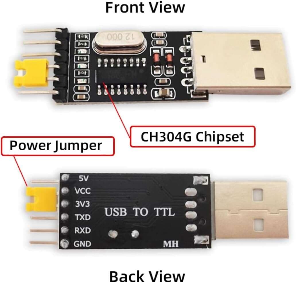مبدل USB به TTL (سریال) CH340G — تصویر ۵