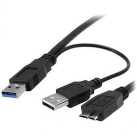 کابل دیتا هارد USB 3.0 به Micro USB – برند D-NET – طول 0.5 متر – مشکی – گارانتی تست و تضمین اصالت کالا — تصویر ۲