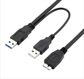 کابل دیتا هارد USB 3.0 به Micro USB – برند FARANET – مدل FN-03CY02 – طول 0.2 متر – مشکی – گارانتی 1 ساله فرانت — تصویر ۲