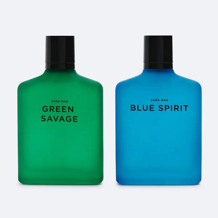 عطر دوقلو مردانه زارا بلو اسپریت و گرین ساواج
