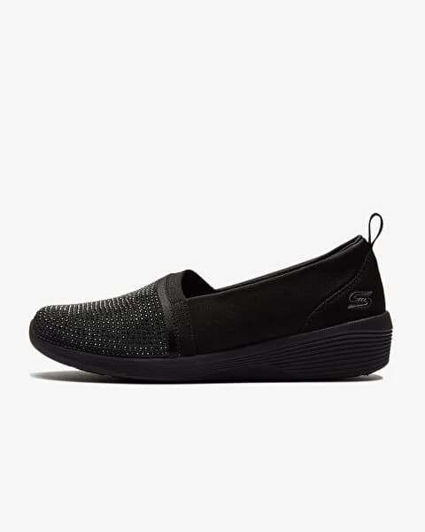 کفش زنانه اسکیچرز اورجینال – مشکی Skechers Arya – Shine And Glow 104110 BBK — تصویر ۲