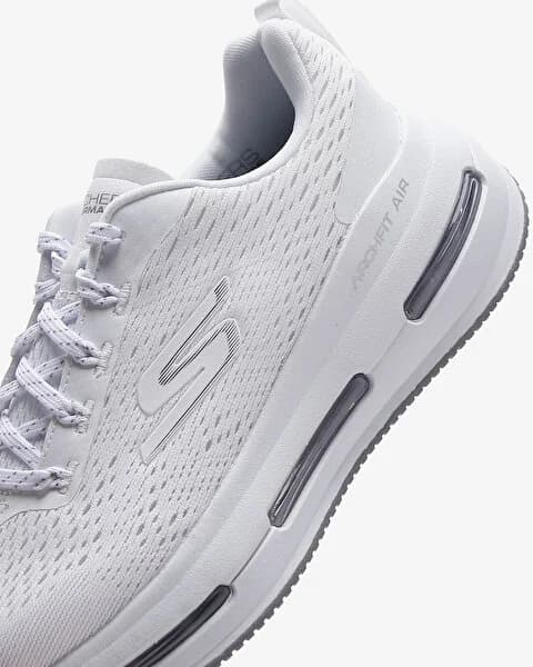 کفش زنانه اسکیچرز اورجینال -سفید Skechers Max Cushioning Arch Fit Air 129316 WHT — تصویر ۸