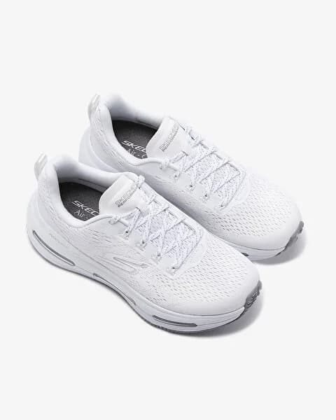 کفش زنانه اسکیچرز اورجینال -سفید Skechers Max Cushioning Arch Fit Air 129316 WHT — تصویر ۷
