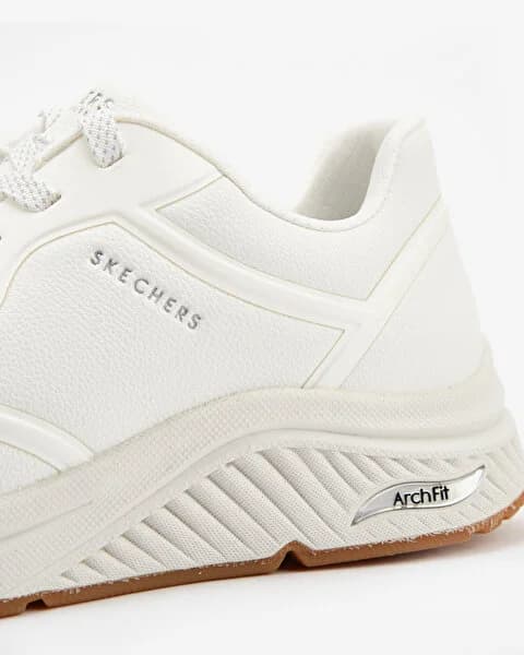کفش زنانه اسکیچرز اورجینال – سفید Skechers Arch Fit S-Miles- Mile Makers 155570 WHT — تصویر ۸