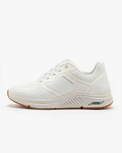 کفش زنانه اسکیچرز اورجینال – سفید Skechers Arch Fit S-Miles- Mile Makers 155570 WHT — تصویر ۲
