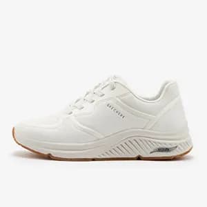 کفش زنانه اسکیچرز اورجینال – سفید Skechers Arch Fit S-Miles- Mile Makers 155570 WHT — تصویر ۹