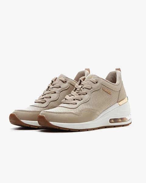 کفش زنانه اسکیچرز اورجینال – بژ Skechers Million Air-Hotter Air 155399 TPE — تصویر ۴