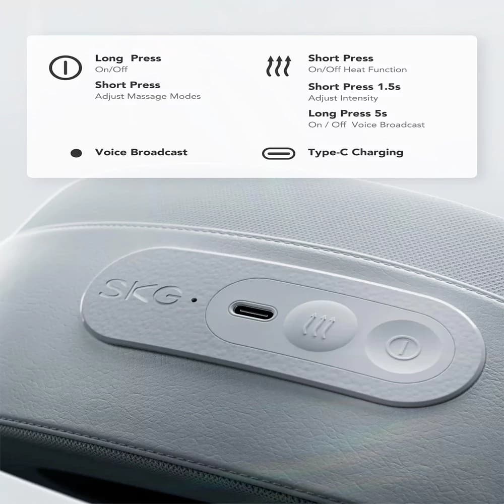 ماساژور گردن اس کی جی مدل SKG Electric Neck Massager N5 — تصویر ۵