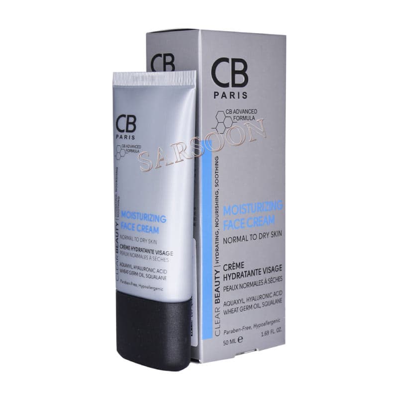 کرم مرطوب کننده صورت پوست خشک و نرمال سی بی پاریس 50 میلی لیتر CB Paris Moisturizing Face Cream For Normal To Dry Skin — تصویر ۲