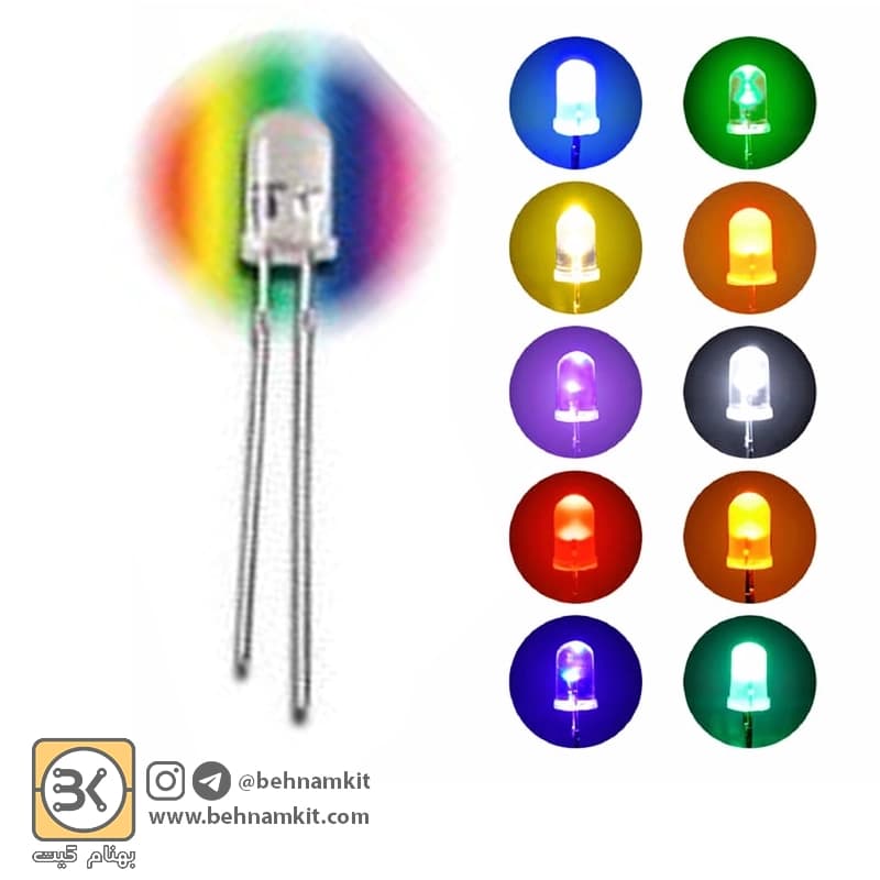 الاىدى هفت رنگ چشمکزن 5mm