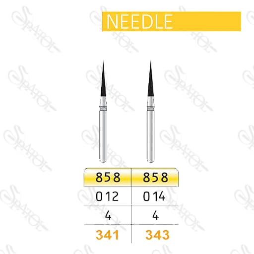 فرز الماسی پالیش کمپوزیت 4 میل ROUND END TAPER 858 تیزکاوان TEESKAVAN