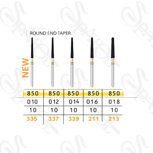 فرز الماسی پالیش کمپوزیت 10 میل ROUND END TAPER 850 تیزکاوان TEESKAVAN