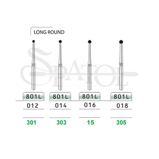 فرز الماسی توربین تراش LONG ROUND 801L تیزکاوان TEES KAVAN — تصویر ۲