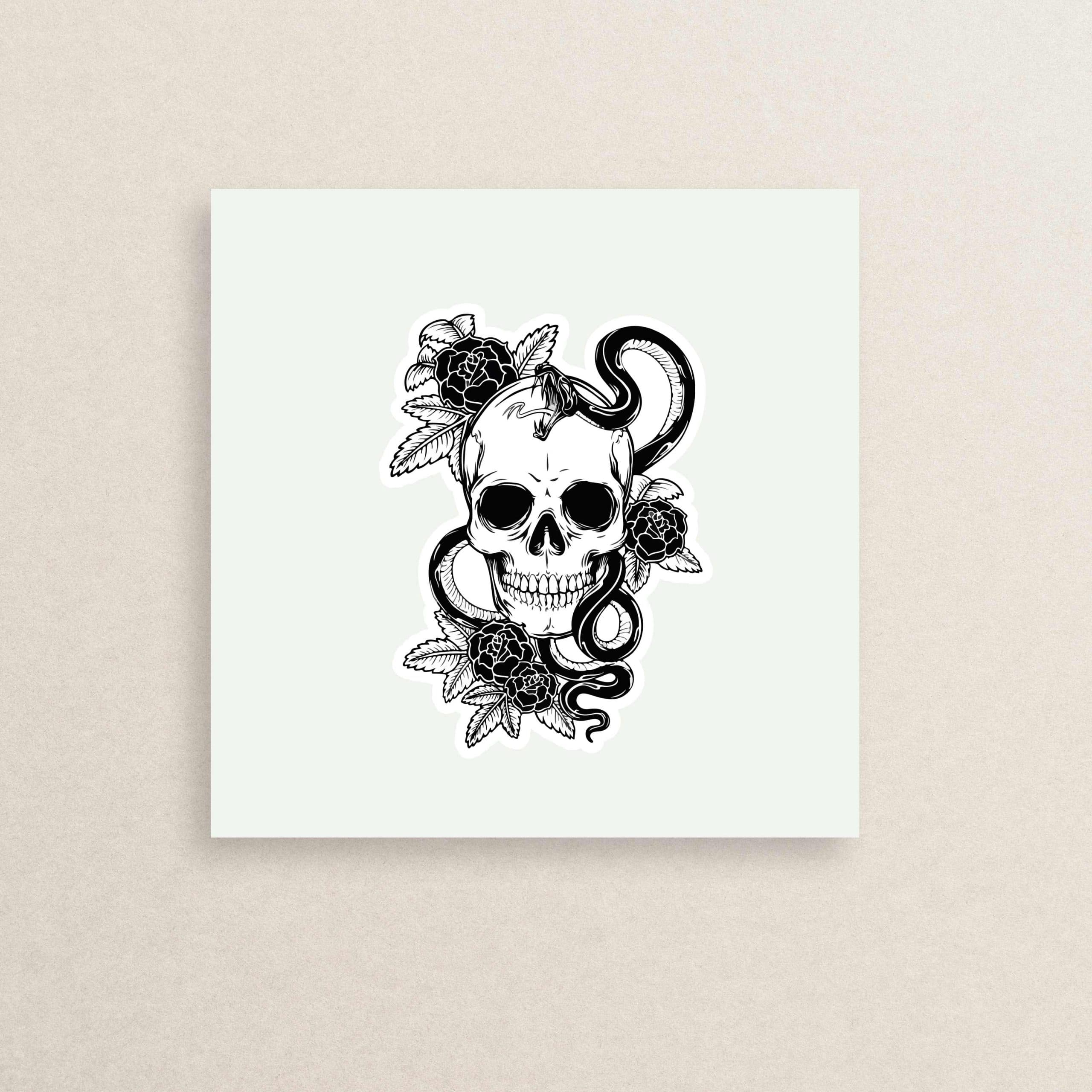 استیکر تم دارک – اسکلت 04 | Skeleton Dark Theme sticker 04