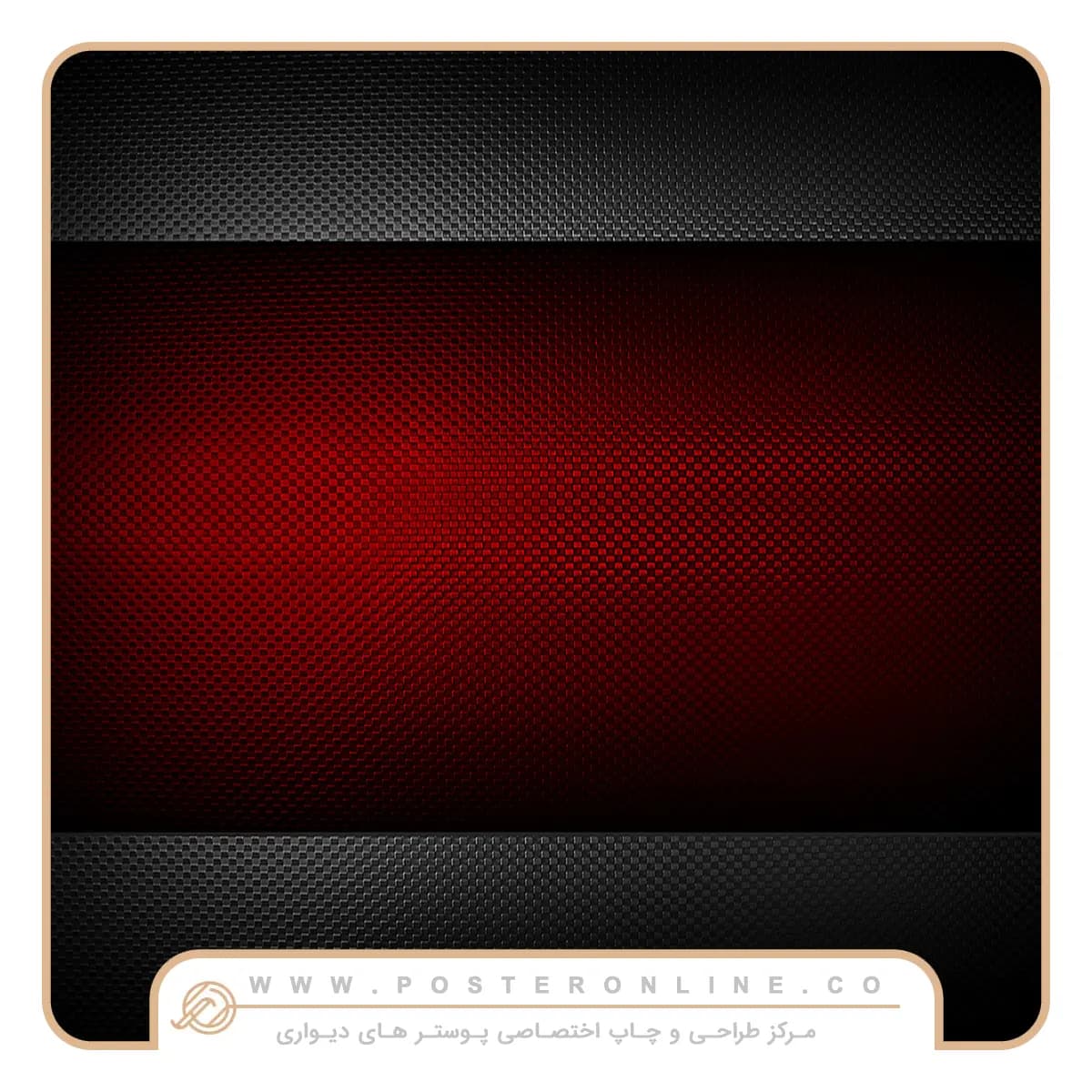 پوستر دیواری سه بعدی بکگراند قرمز کد b-9385 — تصویر ۲