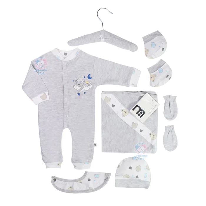 ست بیمارستانی 7 تیکه مادرکر Mothercare طرح خرس خوابیده