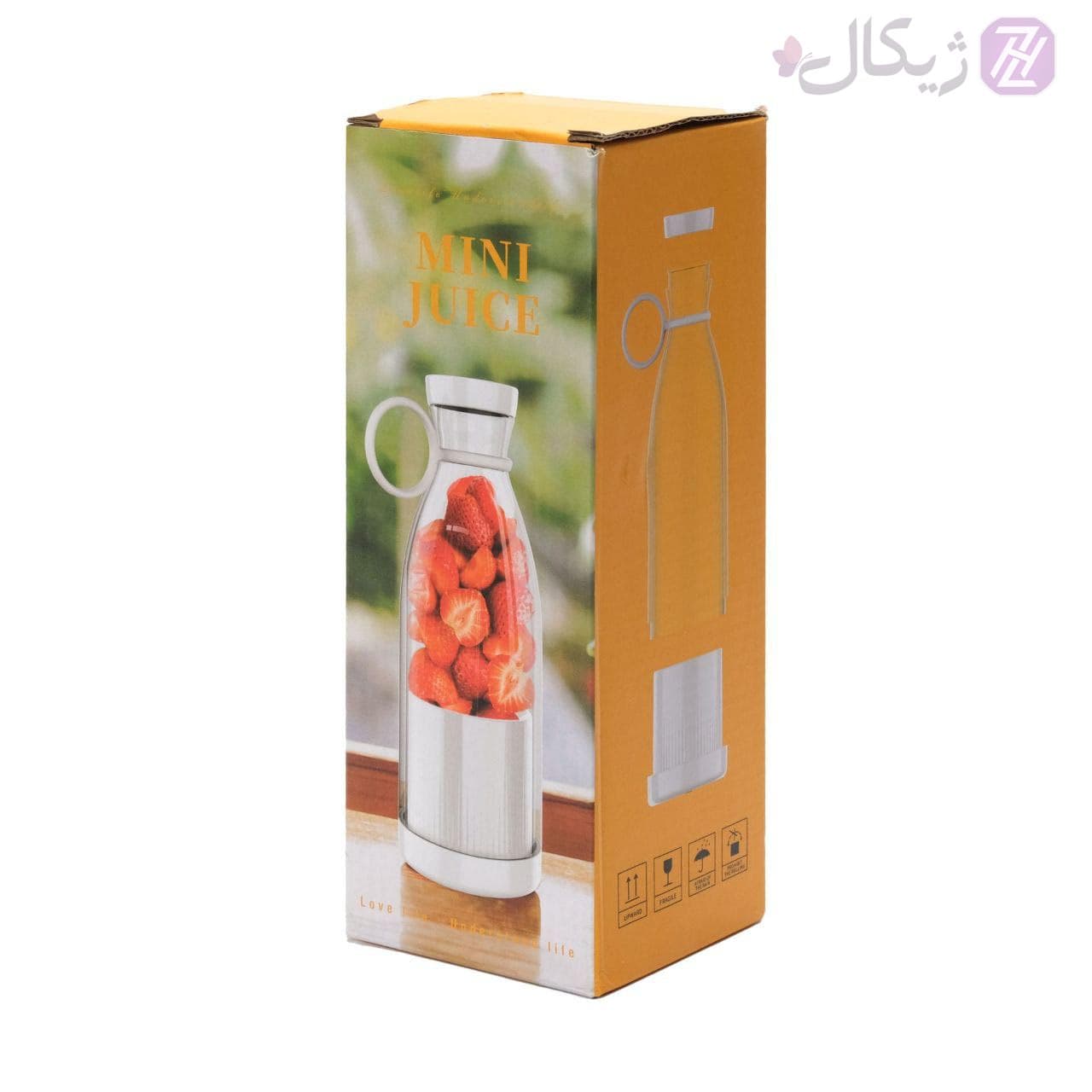 دستگاه شیکر و مخلوط کن شارژی مینی جویس ظرفیت 350 میلی لیتر مدل Mini juice — تصویر ۳