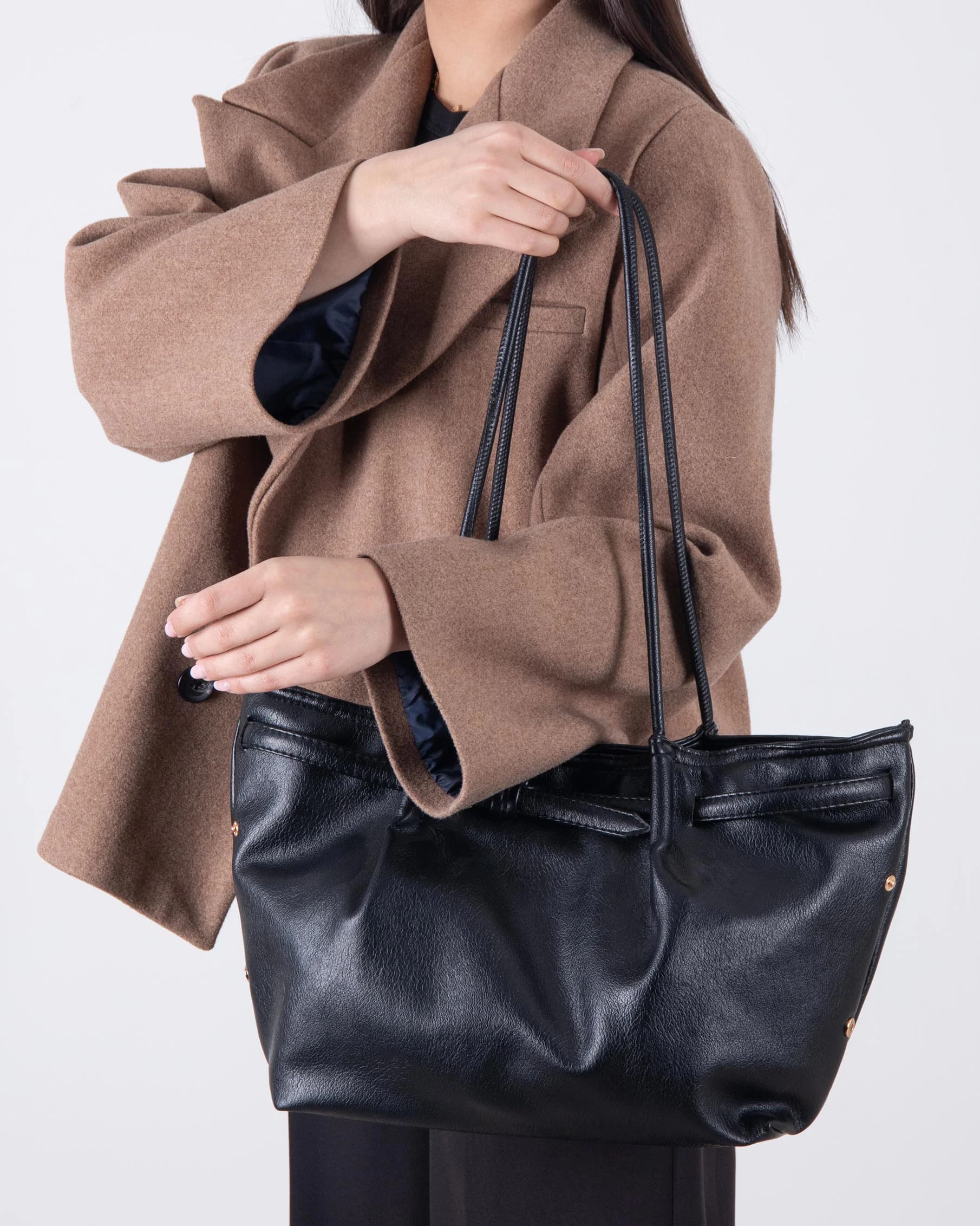 کیف چرم کمربندی ZARA