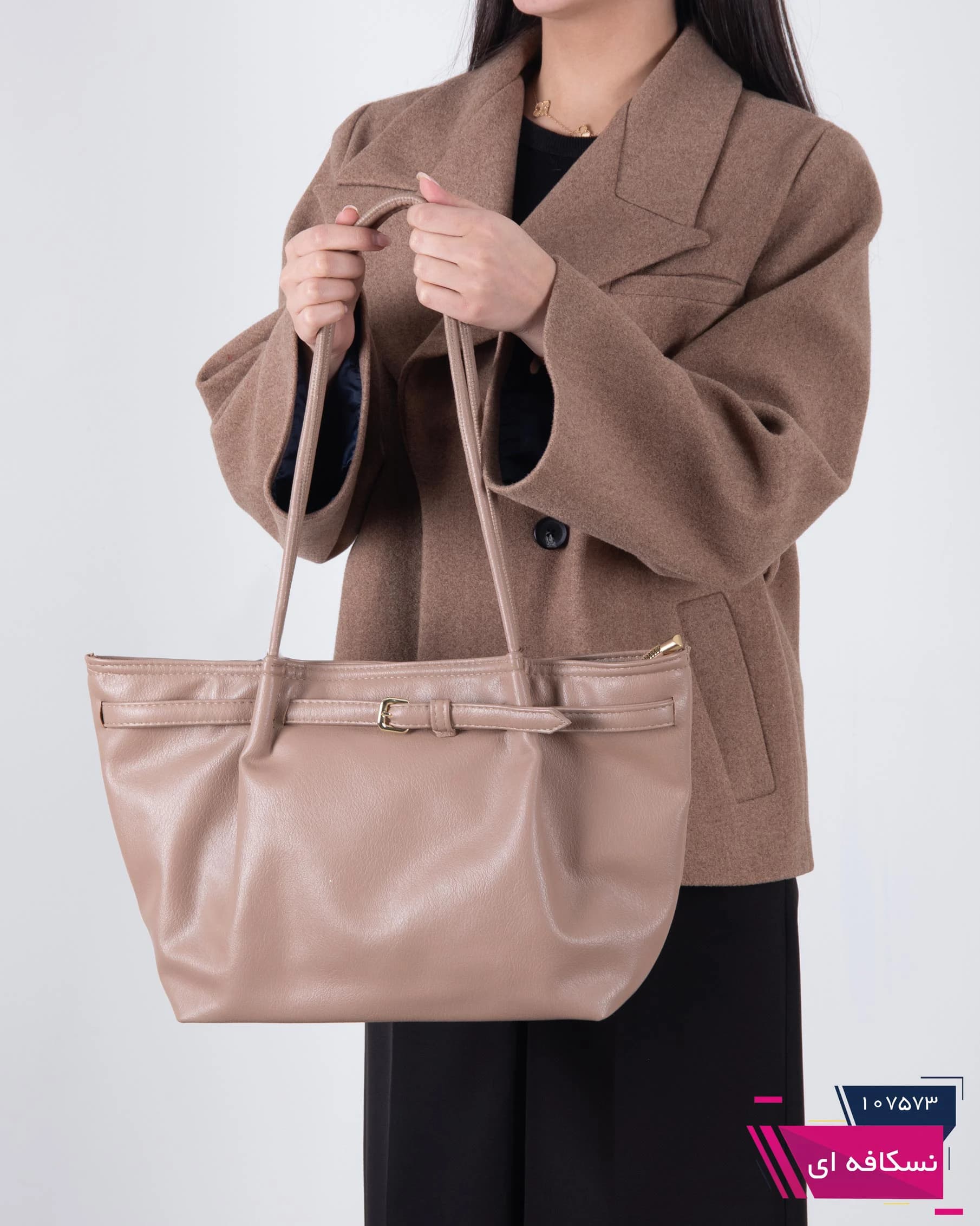 کیف چرم کمربندی ZARA — تصویر ۶