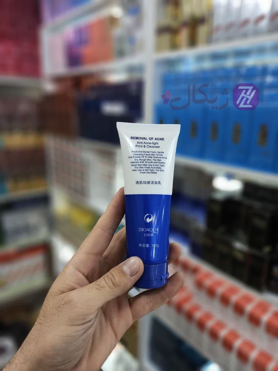 فوم ضد جوش و آکنه بیوآکوا حجم 100 گرم — تصویر ۴