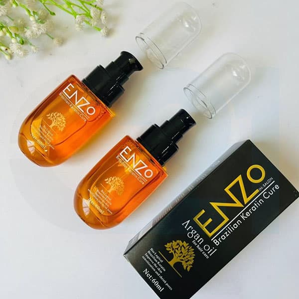 روغن آرگان حاوی کراتین برزیلی انزو Enzo حجم 60 میلی لیتر — تصویر ۸