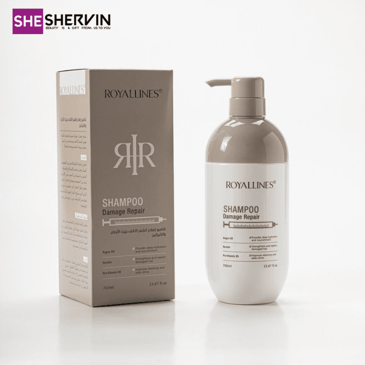 شامپو ترمیمکننده مو رویال لاینز حجم 700ml — تصویر ۲