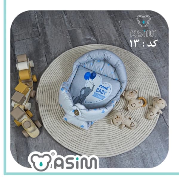 قنداق سوییسی مخمل آسیم (آغوش سوئیسی) — تصویر ۳