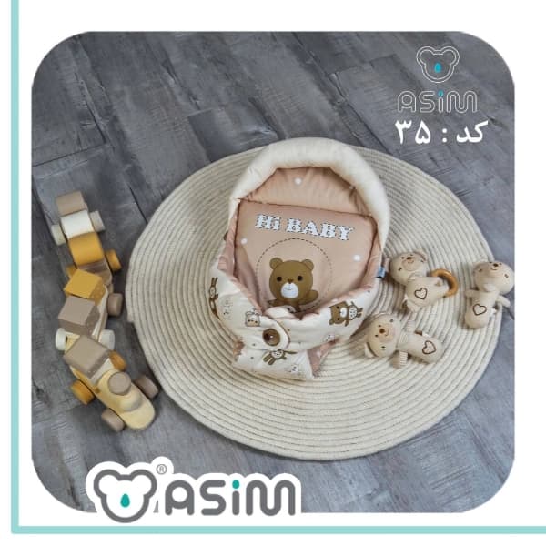 قنداق سوییسی مخمل آسیم (آغوش سوئیسی) — تصویر ۴