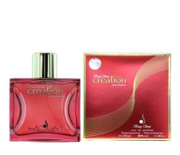 عطر ادکلن زنانه کریشن پورفم قرمز اصلی و اورجینال باگ سونز ( مشابه دولچه گابانا آندرفیند ) BAUG SONS CREATION POUR FEMME