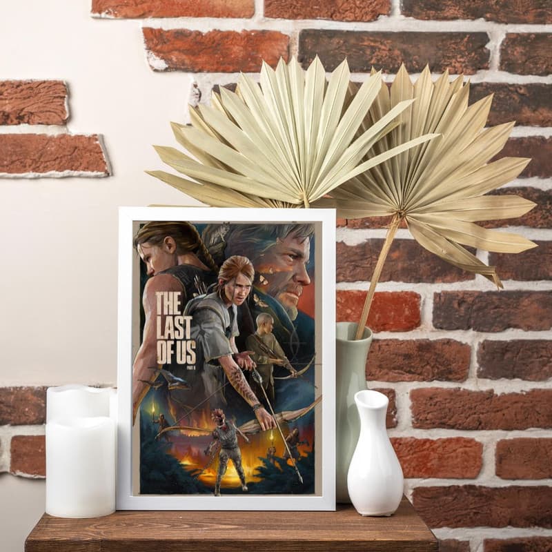 تابلو مدل هفال طرح last of us کد p-11 — تصویر ۲