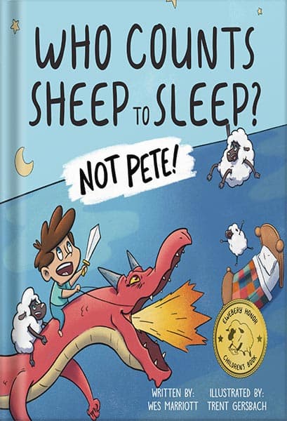 دانلود کتاب Who Counts Sheep to Sleep? Not Pete! (One of the best new books for 3 year olds, bedtime and more!) by Wes Marriott