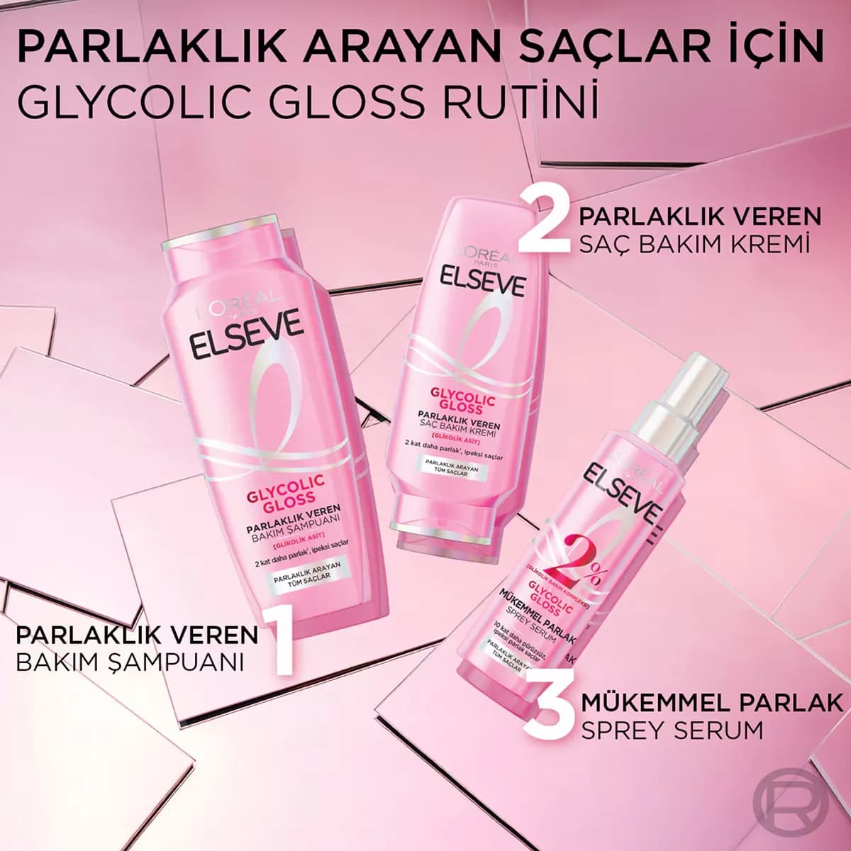 سرم مو لورال Glycolic Gloss — تصویر ۵