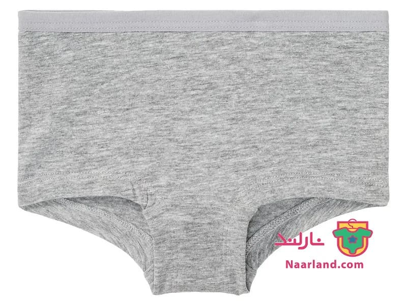 مجموعه ۴ عددی شورت نخی دخترانه لوپیلو سفید , صورتی و خاکستری — تصویر ۲