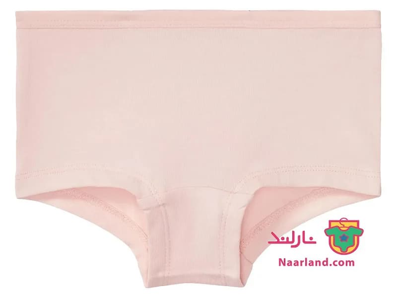 مجموعه ۴ عددی شورت نخی دخترانه لوپیلو سفید , صورتی و خاکستری — تصویر ۳